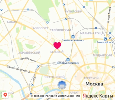 На карте