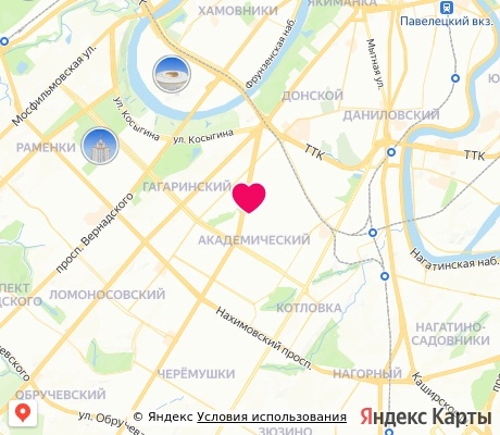 На карте