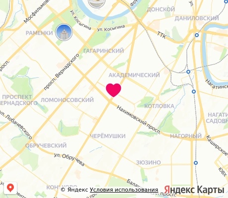 На карте
