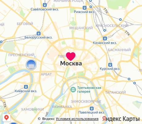 На карте