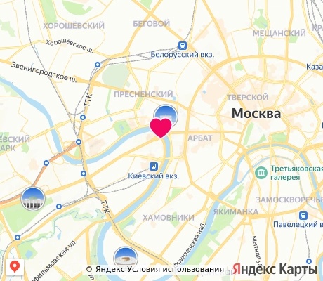 На карте