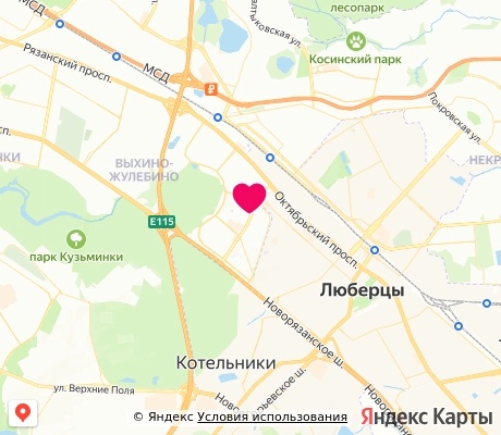На карте