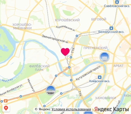 На карте