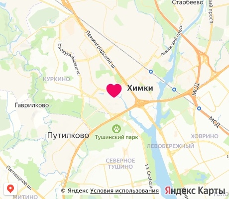 На карте