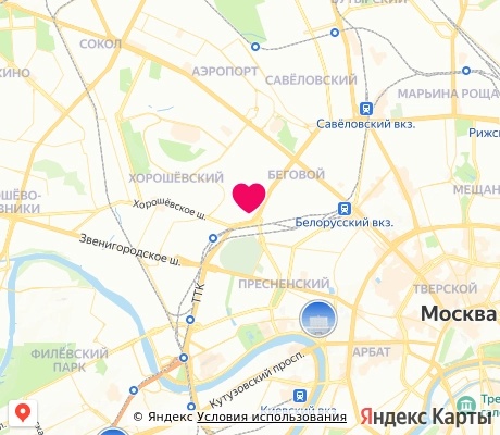 На карте