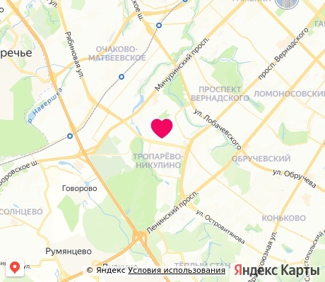 На карте