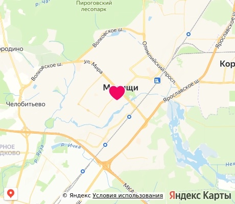 На карте