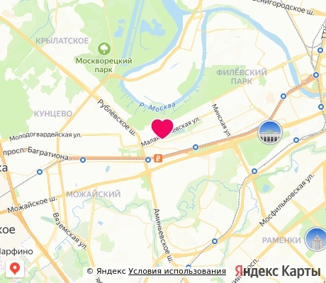 На карте