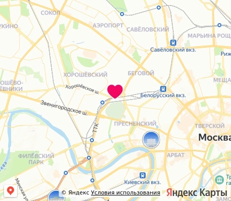 На карте