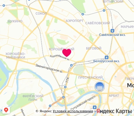 На карте