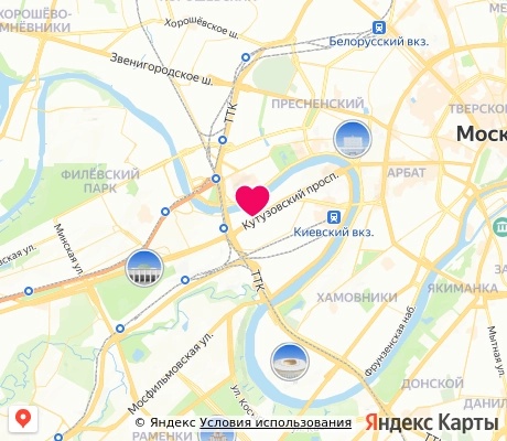 На карте