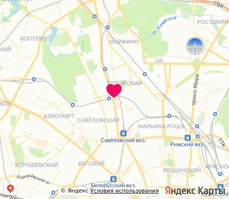 На карте