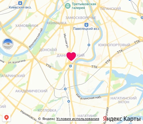 На карте