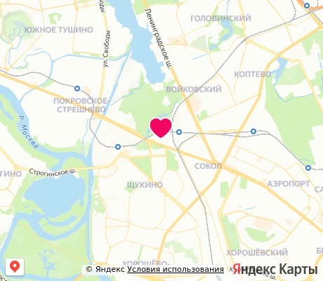На карте