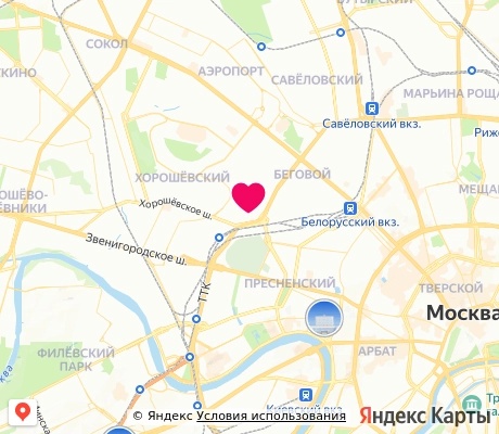 На карте