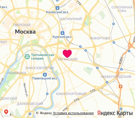 На карте
