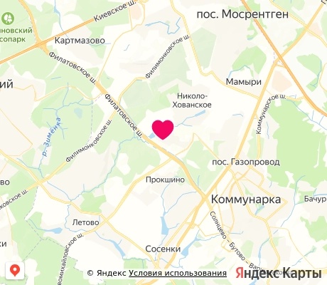 На карте