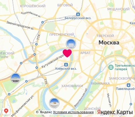 На карте
