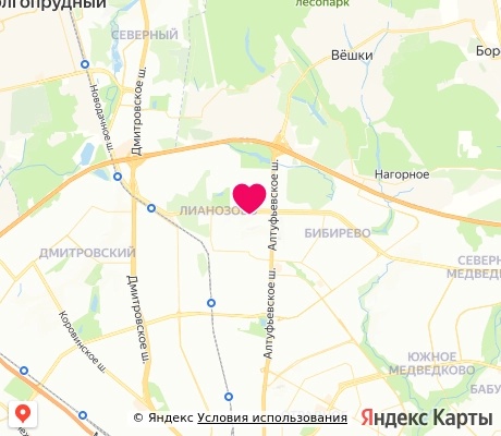 На карте
