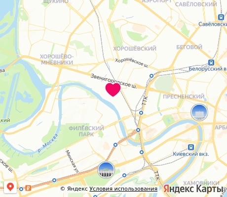 На карте