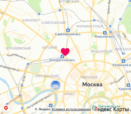 На карте