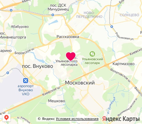 На карте