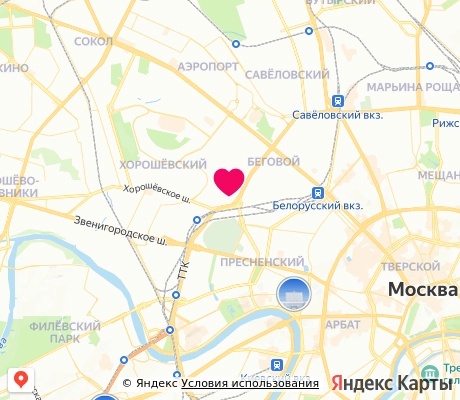 На карте