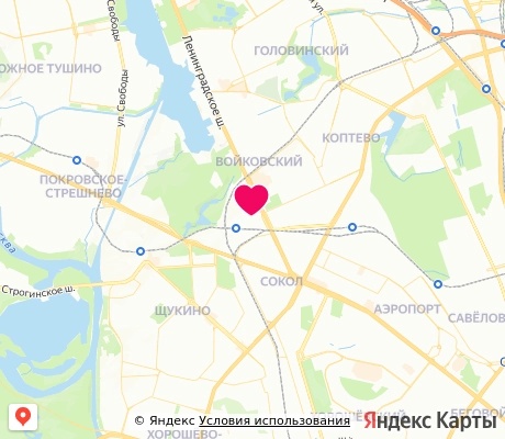 На карте