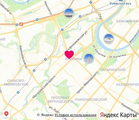 На карте