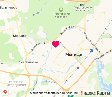 На карте