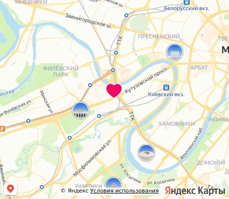 На карте