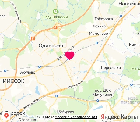 На карте