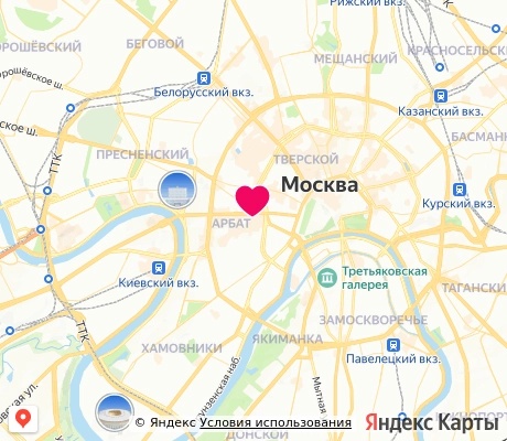 На карте