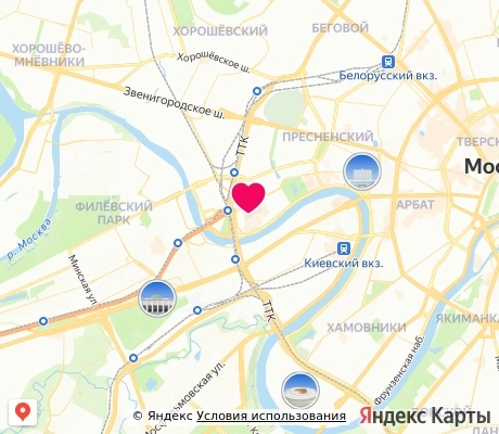 На карте