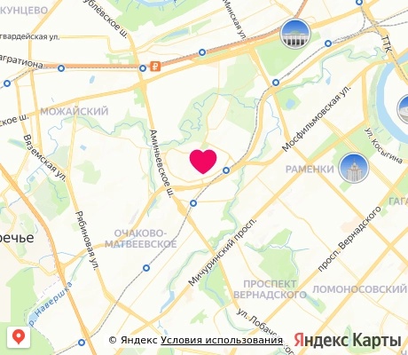 На карте