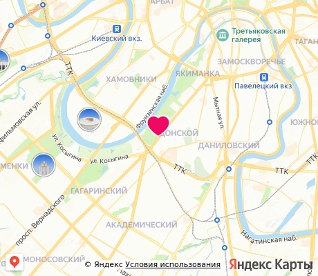 На карте