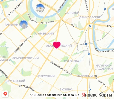 На карте