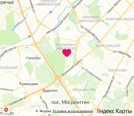 На карте