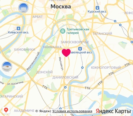 На карте