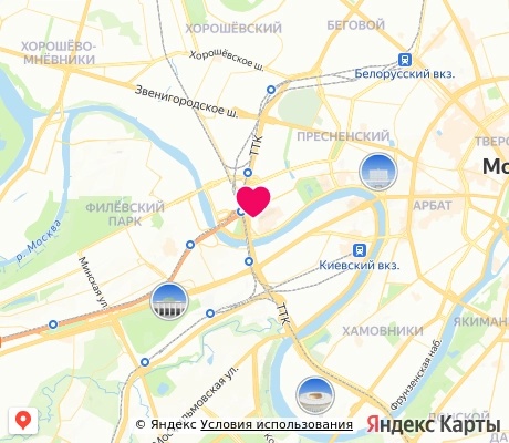 На карте
