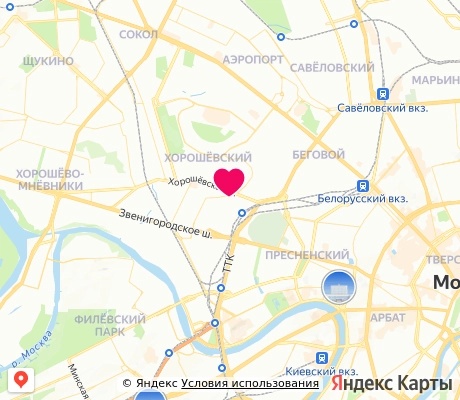 На карте