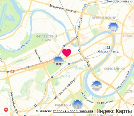 На карте