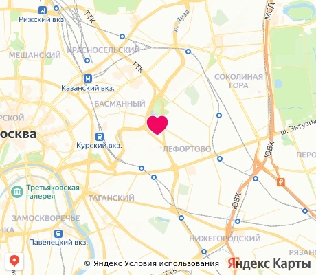 На карте