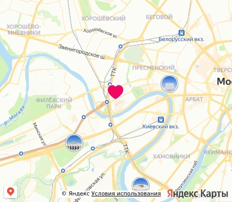 На карте