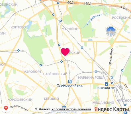 На карте