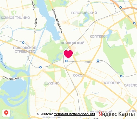 На карте