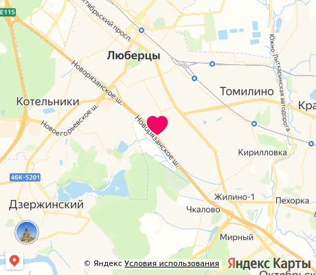 На карте