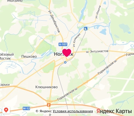 На карте