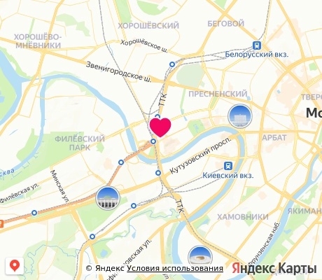 На карте