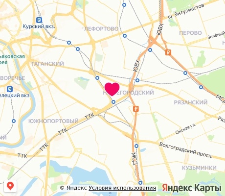 На карте
